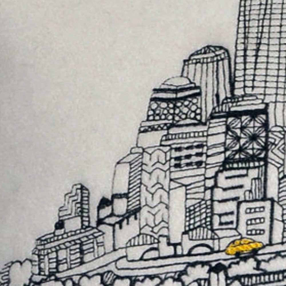 14" X 24" Cream Hometown Pride Wool Lumbar Throw Pillow