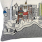 14" X 25" Cream Tulsa Daylight Skyline Lumbar Decorative Pillow