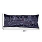 35" Black Austin Nighttime Skyline Lumbar Decorative Pillow