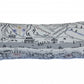 14" X 35" Cream Breckenridge Daylight Skyline Lumbar Decorative Pillow