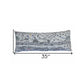 14" X 35" Cream Breckenridge Daylight Skyline Lumbar Decorative Pillow