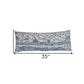 35" White Breckenridge Daylight Skyline Lumbar Decorative Pillow