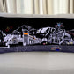 35" Black Jackson Nighttime Skyline Lumbar Decorative Pillow