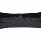 14" X 35" Dark Gray And White Madison Nighttime Skyline Lumbar Decorative Pillow
