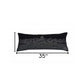 14" X 35" Dark Gray And White Madison Nighttime Skyline Lumbar Decorative Pillow