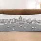 14" X 35" Cream Hometown Pride Wool Lumbar Throw Pillow