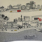 14" X 35" Cream New Orleans Daylight Skyline Lumbar Decorative Pillow