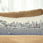 14" X 35" Cream Hometown Pride Wool Lumbar Throw Pillow