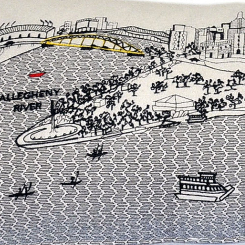 14" X 35" Cream Hometown Pride Wool Lumbar Throw Pillow