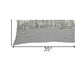 14" X 35" Cream Portland Daylight Skyline Lumbar Decorative Pillow