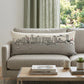14" X 35" Cream Portland Daylight Skyline Lumbar Decorative Pillow