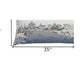 14" X 35" Cream Rome Daylight Skyline Lumbar Decorative Pillow