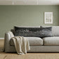 14" X 35" Dark Gray And White Sydney Nighttime Skyline Lumbar Decorative Pillow