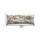 14" X 35" Cream Tulsa Daylight Skyline Lumbar Decorative Pillow