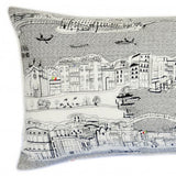 14" X 35" Cream Hometown Pride Wool Lumbar Throw Pillow