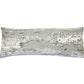 14" X 35" Cream Venice Daylight Skyline Lumbar Decorative Pillow