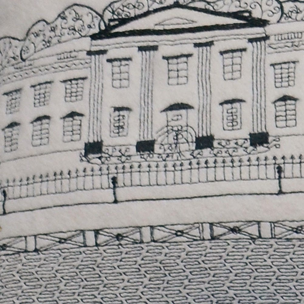 14" X 35" Cream Hometown Pride Wool Lumbar Throw Pillow