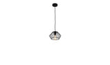 Black Metal Cage Modern Industrial Single Bulb Hanging Pendent Light