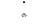 Black Unique Statement Metal Dimmable Chandelier With Black Shades