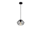 Black Unique Statement Metal Dimmable Chandelier With Black Shades