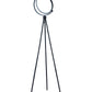 60" Black LED Tripod Floor Lamp With Black Metal Novelty Shade