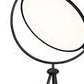60" Black LED Tripod Floor Lamp With Black Metal Novelty Shade