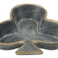 6" Black and Gold Club Cast Iron Vanity Tray