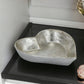 7" Silver Heart Cast Iron Handmade Vanity Tray