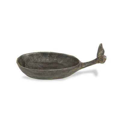 2" Bronze Iron Tabletop Dish Candle Holder