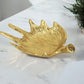 10" Gold Antler Cast Iron Vanity Tray