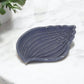 6" Blue Conch Shell Cast Iron Vanity Tray
