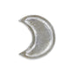7" Silver Crescent Cast Iron Vanity Tray