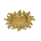 7" Gold Sunburst Cast Iron Handmade Vanity Tray