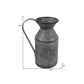 11" Gray Metal Jug Vase