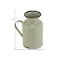 8" Gray and Black Metal Jug Vase
