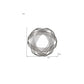 9" Gray Metal Hand Painted Decorative Orb Tabletop Sculpture