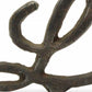 3" Black Cast Iron Love Hand Painted Tabletop Sculpture
