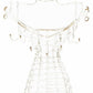 17" Silver Metal Dress Form Sculpture and Jewelry Holder