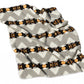 Gray Knitted Sherpa Geometric Reversable Throw