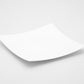13" White Square Bone China Platter