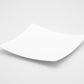 13" White Square Bone China Platter