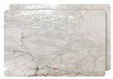 12" X 18" Silver And Gray Abstract Placemats