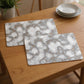12" X 18" Gray And Gold Abstract Agglomerated cork Placemats
