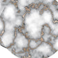 15" Set of Two Gold And Gray Abstract Round Placemats