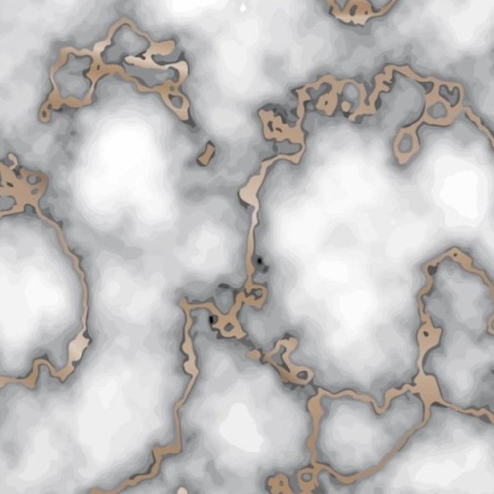 15" X 15" Gray And Gold Abstract Agglomerated cork Square Placemats