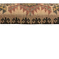 47" Shades of Brown Black Leg Southwest Upholstered Bench