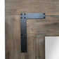 75" Brown Wood Framed Leaning Accent Mirror