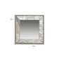 15" Square Vintage Style Wall Mounted Accent Mirror
