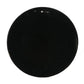 24" Dark Brown Distressed Wood Round Framed Accent Mirror