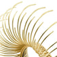 Set of Five Gold Sunburst Metal Framed Mirror Set
